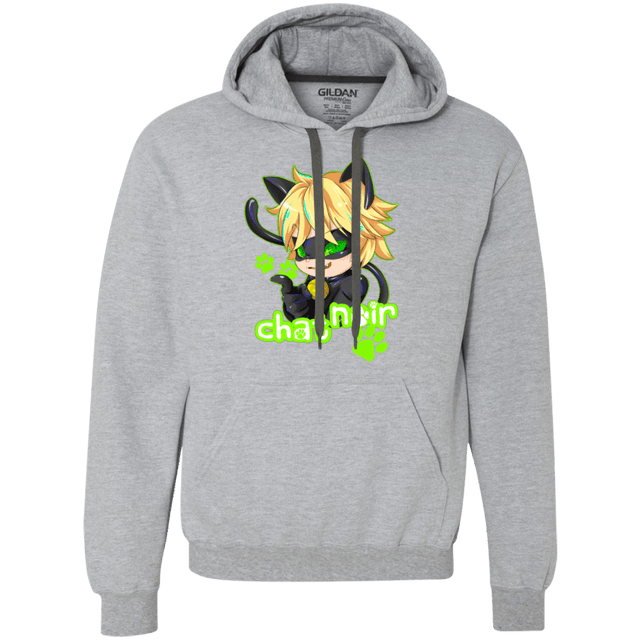 Sweatshirts Sport Grey / Small Chat Noir Premium Fleece Hoodie