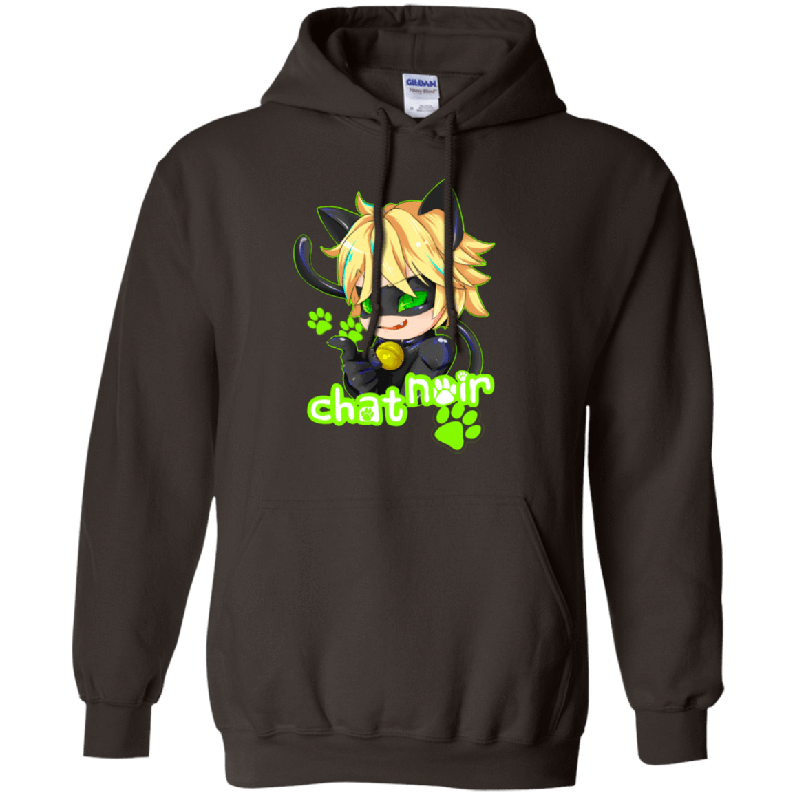 Sweatshirts Dark Chocolate / Small Chat Noir Pullover Hoodie