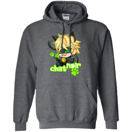 Sweatshirts Dark Heather / Small Chat Noir Pullover Hoodie