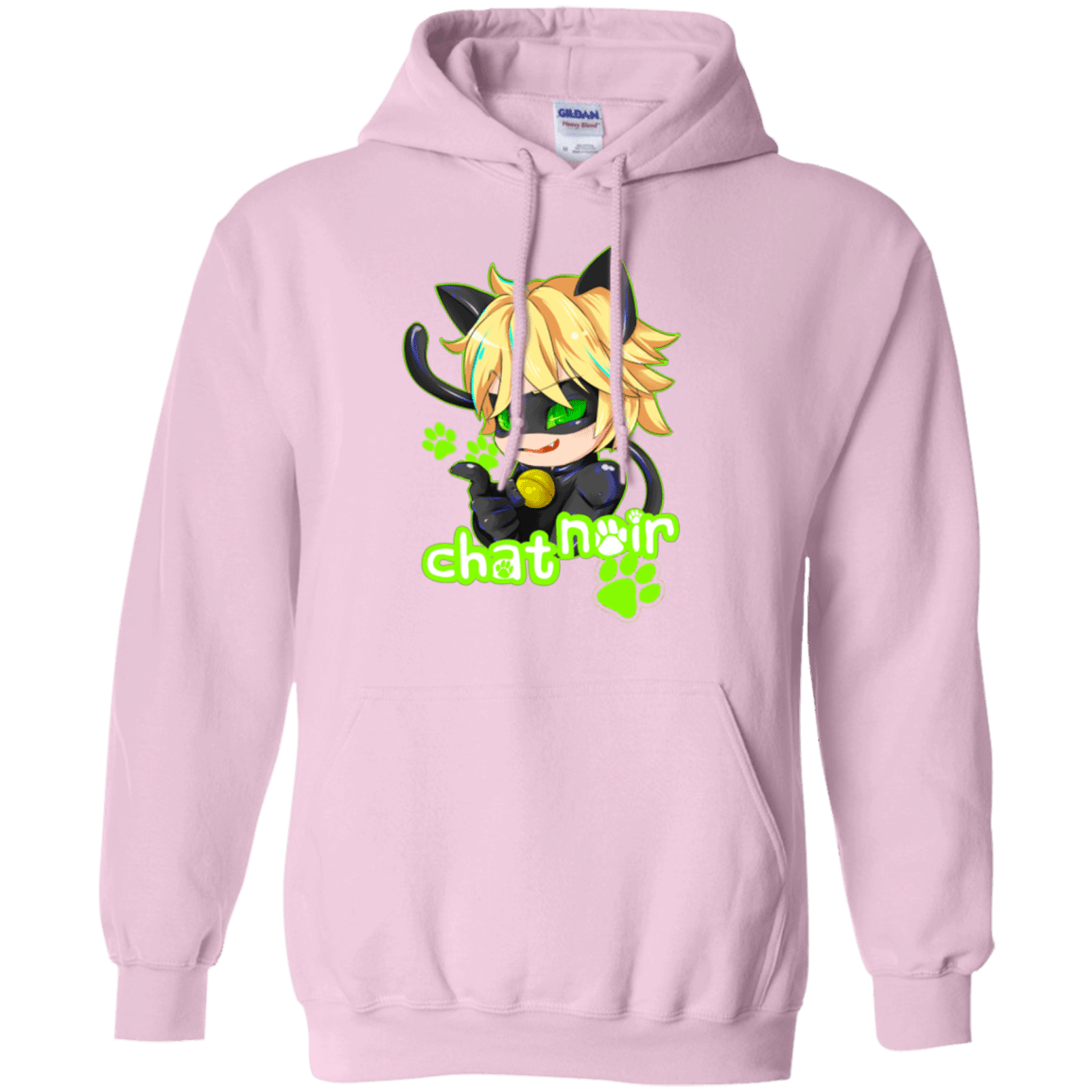 Sweatshirts Light Pink / Small Chat Noir Pullover Hoodie