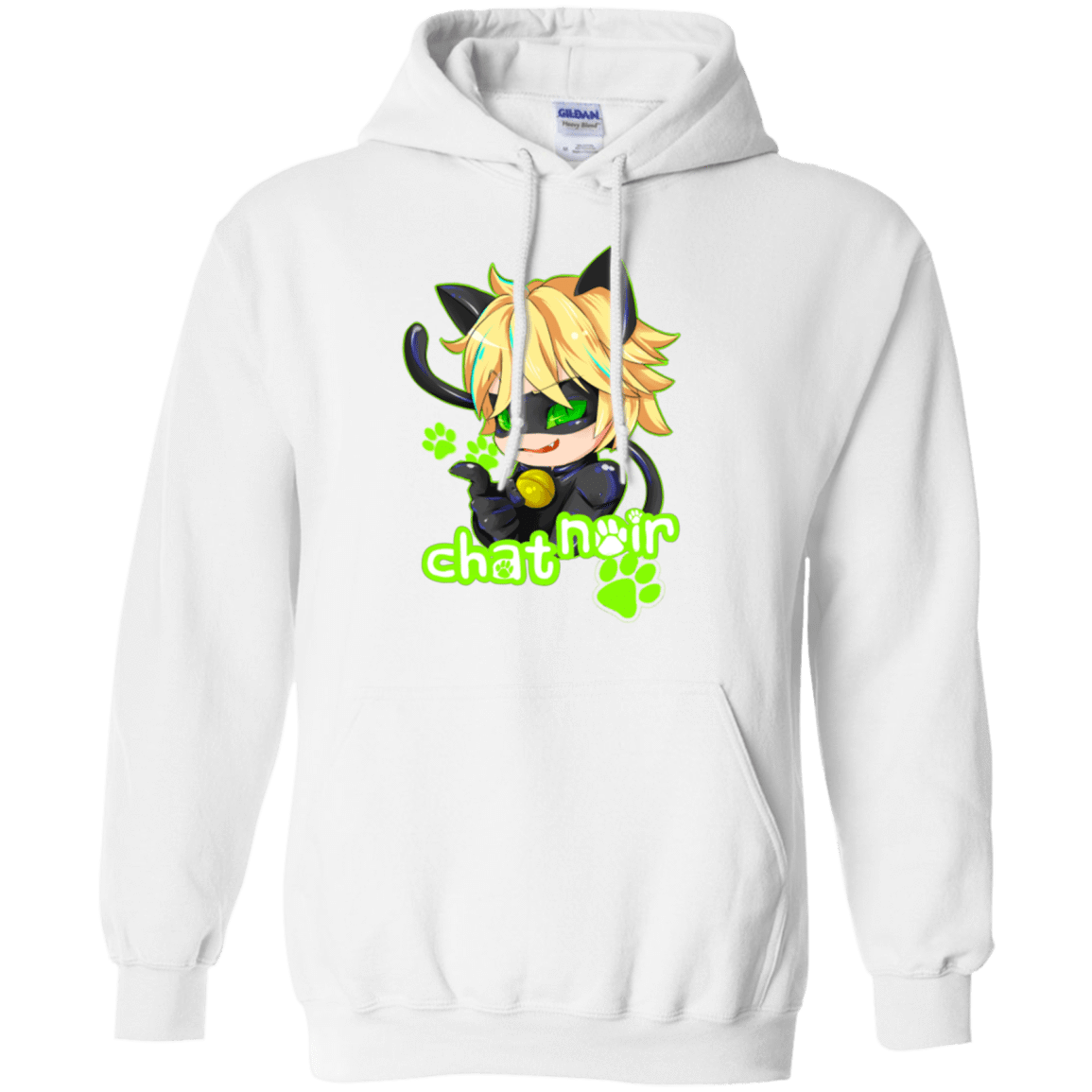 Sweatshirts White / Small Chat Noir Pullover Hoodie