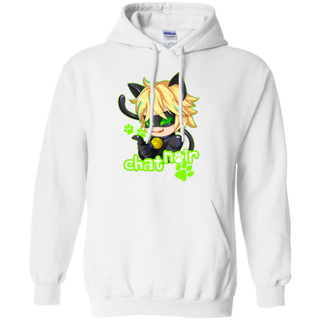 Sweatshirts White / Small Chat Noir Pullover Hoodie