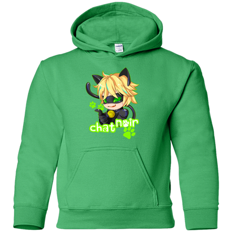 Sweatshirts Irish Green / YS Chat Noir Youth Hoodie