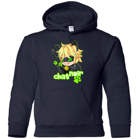 Sweatshirts Navy / YS Chat Noir Youth Hoodie