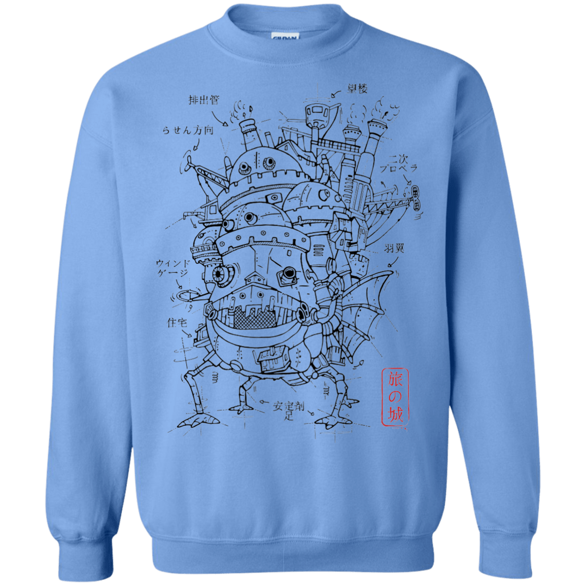 Sweatshirts Carolina Blue / S Chateau Crewneck Sweatshirt