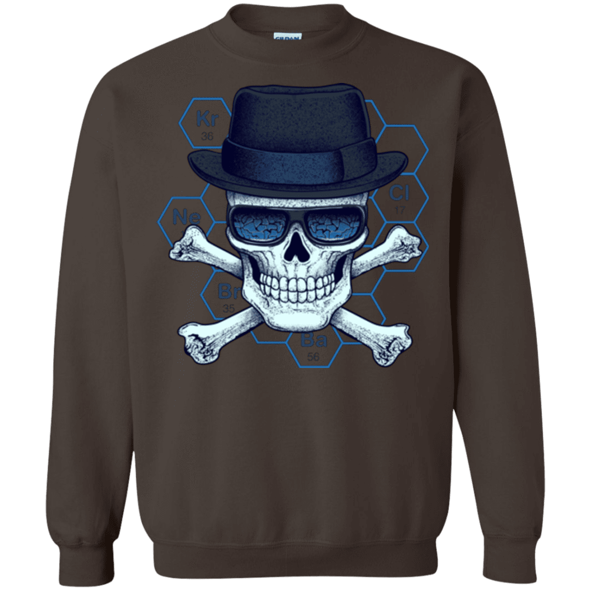 Sweatshirts Dark Chocolate / Small Chemical head Crewneck Sweatshirt