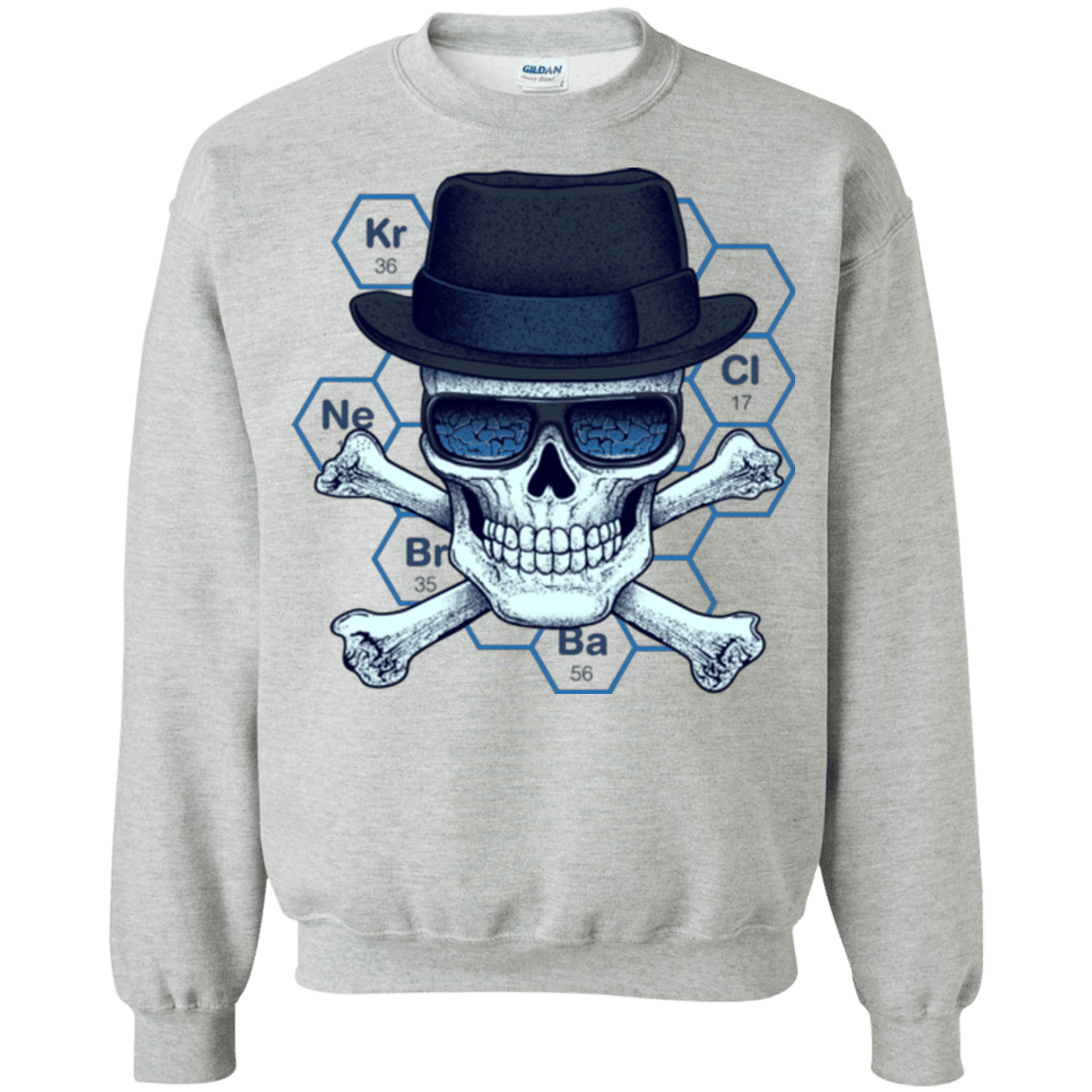 Sweatshirts Sport Grey / Small Chemical head Crewneck Sweatshirt