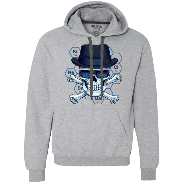 Sweatshirts Sport Grey / Small Chemical head Premium Fleece Hoodie