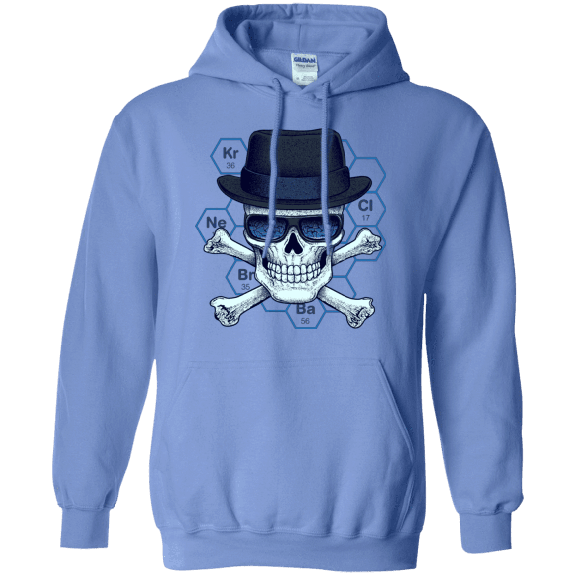 Sweatshirts Carolina Blue / Small Chemical head Pullover Hoodie