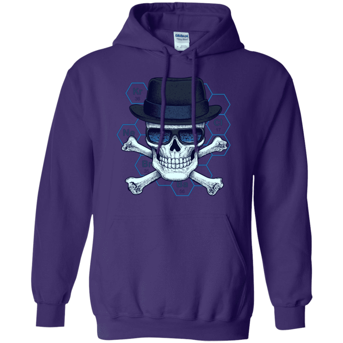 Sweatshirts Purple / Small Chemical head Pullover Hoodie