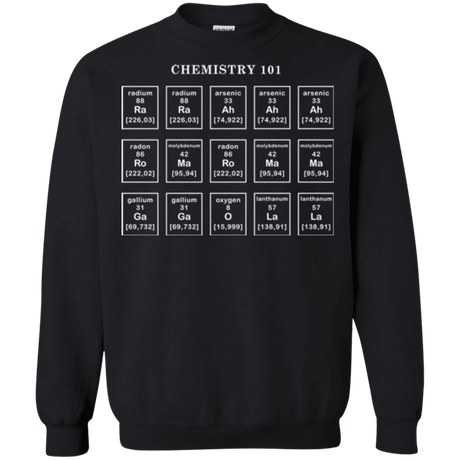 Sweatshirts Black / Small Chemistry Lesson Crewneck Sweatshirt