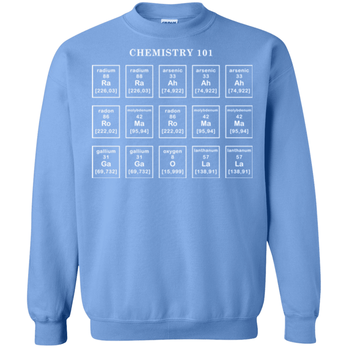 Sweatshirts Carolina Blue / Small Chemistry Lesson Crewneck Sweatshirt