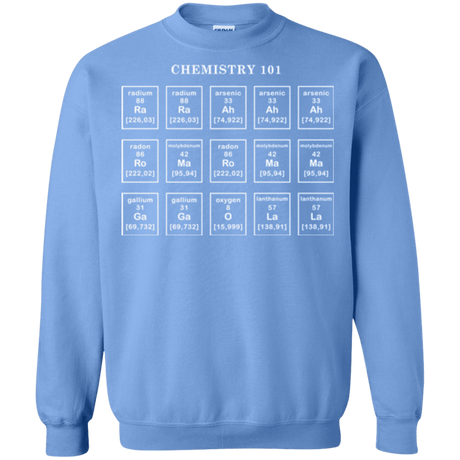 Sweatshirts Carolina Blue / Small Chemistry Lesson Crewneck Sweatshirt