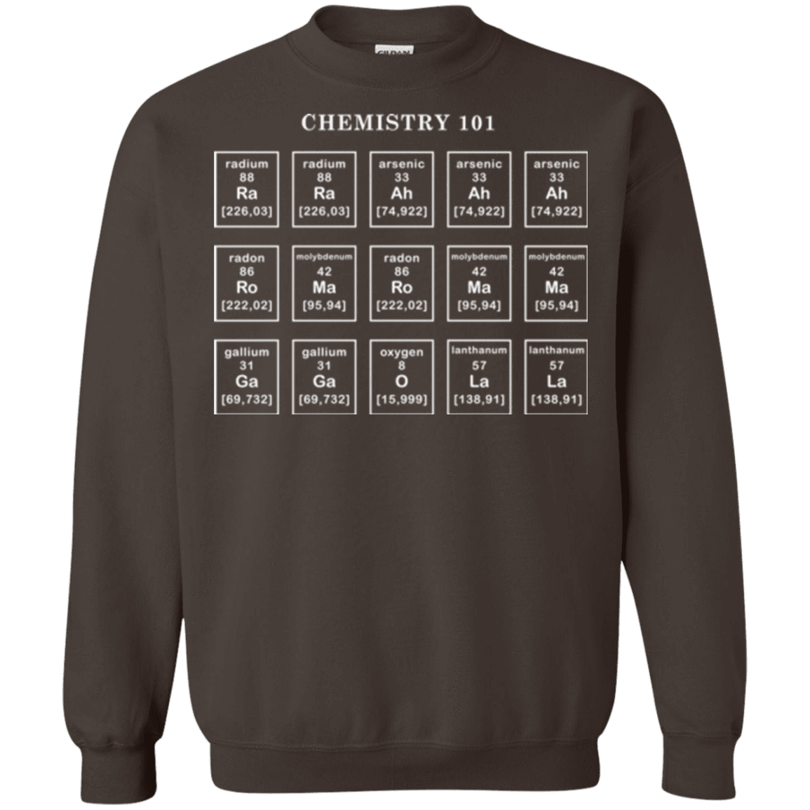 Sweatshirts Dark Chocolate / Small Chemistry Lesson Crewneck Sweatshirt