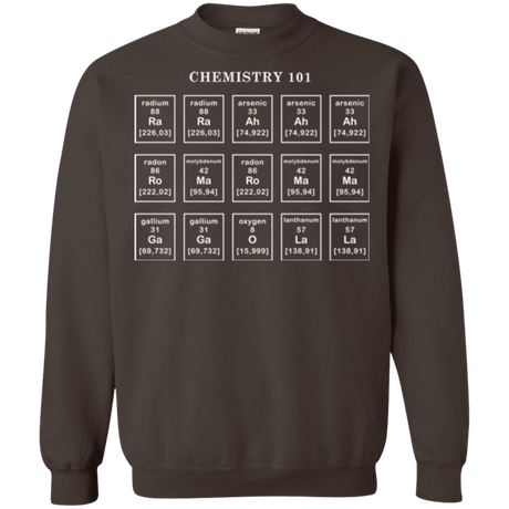 Sweatshirts Dark Chocolate / Small Chemistry Lesson Crewneck Sweatshirt