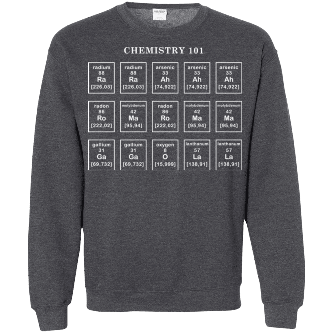 Sweatshirts Dark Heather / Small Chemistry Lesson Crewneck Sweatshirt