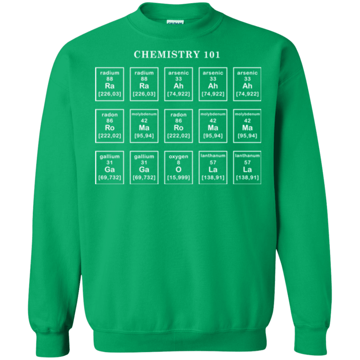 Sweatshirts Irish Green / Small Chemistry Lesson Crewneck Sweatshirt