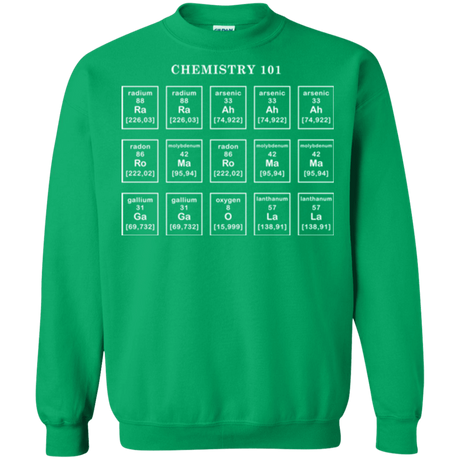 Sweatshirts Irish Green / Small Chemistry Lesson Crewneck Sweatshirt