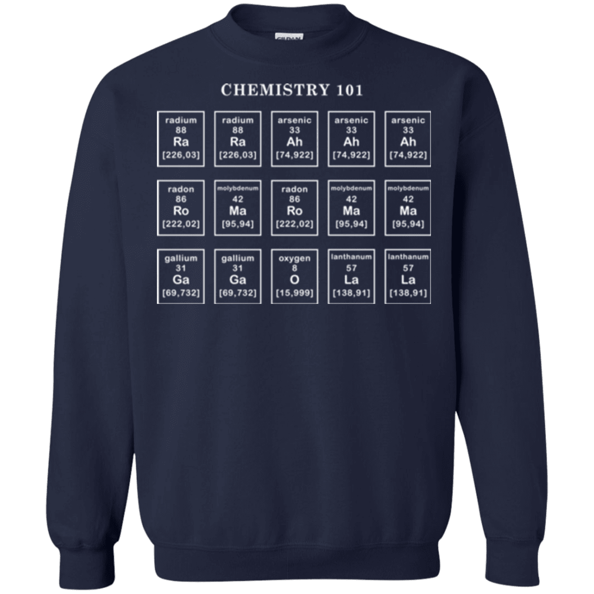 Sweatshirts Navy / Small Chemistry Lesson Crewneck Sweatshirt