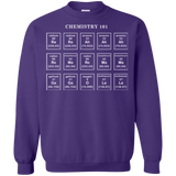 Sweatshirts Purple / Small Chemistry Lesson Crewneck Sweatshirt