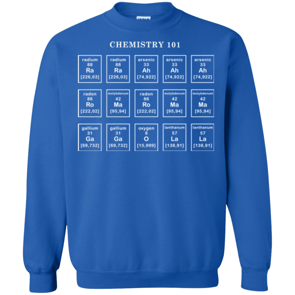 Sweatshirts Royal / Small Chemistry Lesson Crewneck Sweatshirt