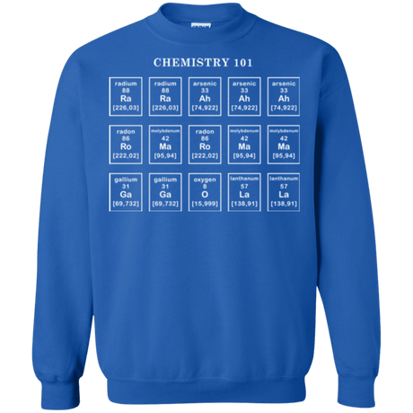 Sweatshirts Royal / Small Chemistry Lesson Crewneck Sweatshirt