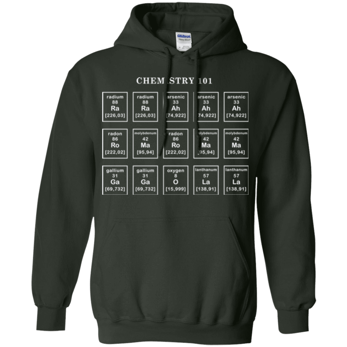 Sweatshirts Forest Green / Small Chemistry Lesson Pullover Hoodie
