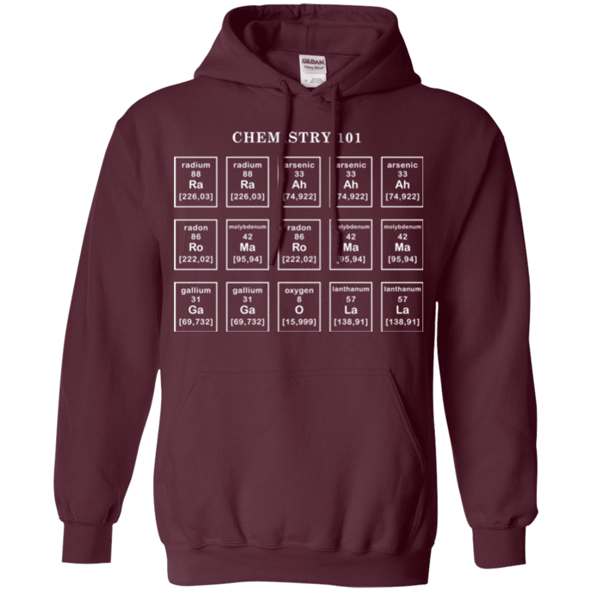Sweatshirts Maroon / Small Chemistry Lesson Pullover Hoodie
