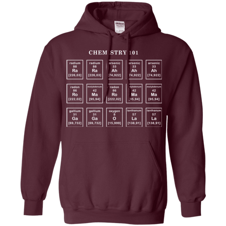 Sweatshirts Maroon / Small Chemistry Lesson Pullover Hoodie