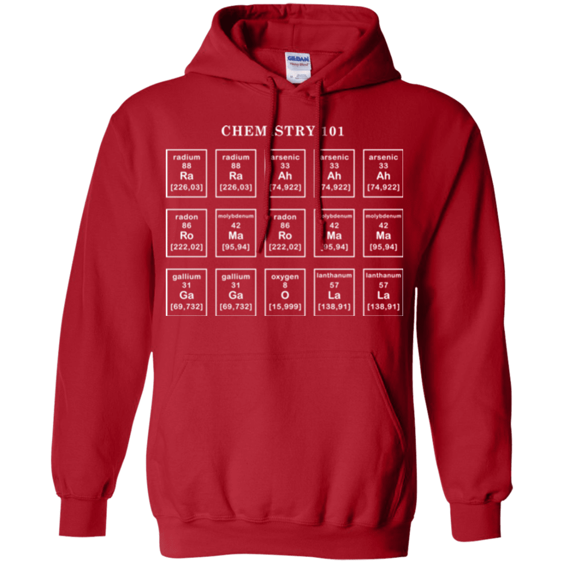 Sweatshirts Red / Small Chemistry Lesson Pullover Hoodie