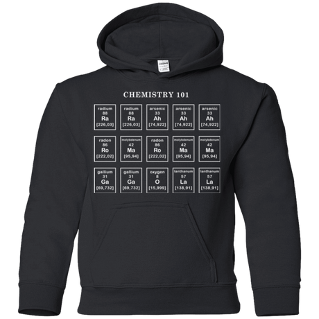 Sweatshirts Black / YS Chemistry Lesson Youth Hoodie
