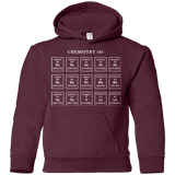 Sweatshirts Maroon / YS Chemistry Lesson Youth Hoodie