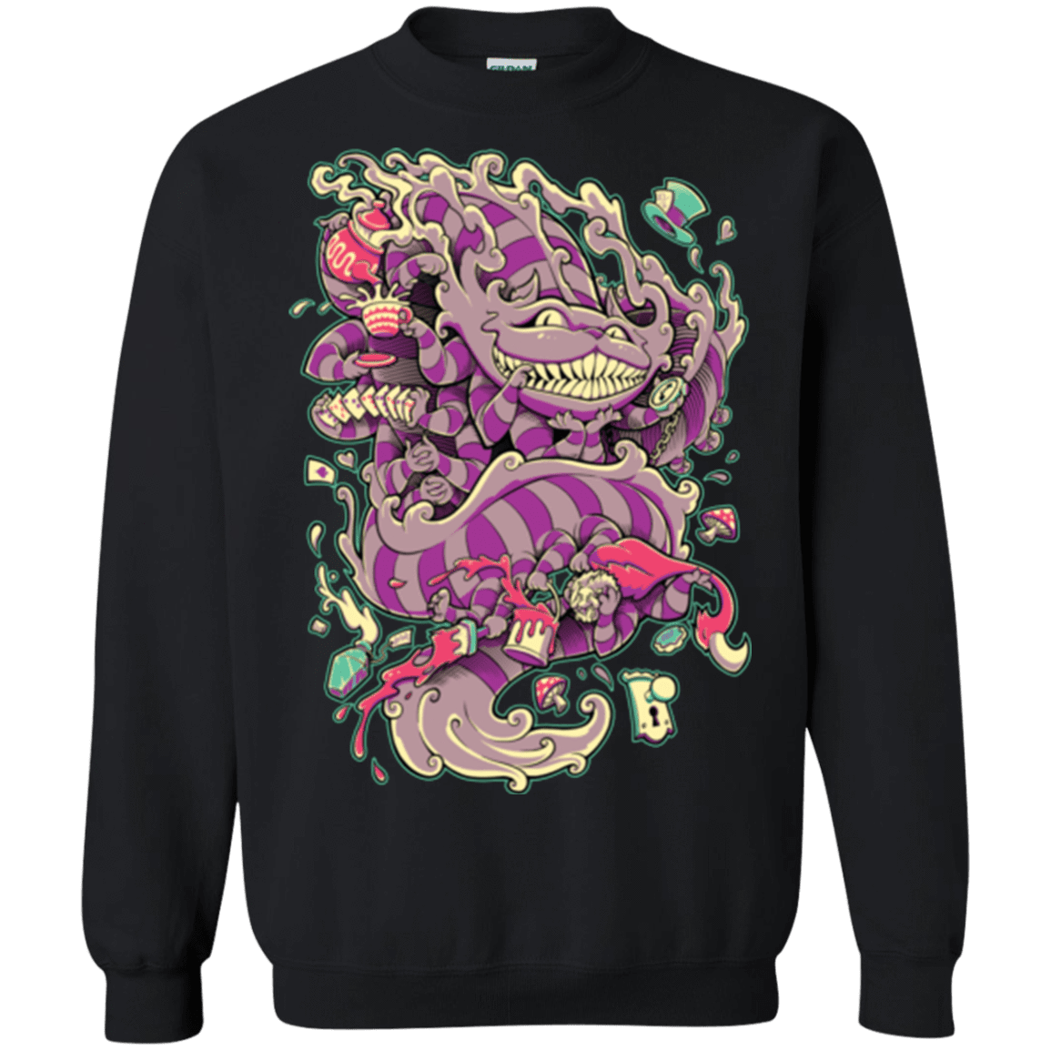 Sweatshirts Black / Small Cheshire Dragon Crewneck Sweatshirt