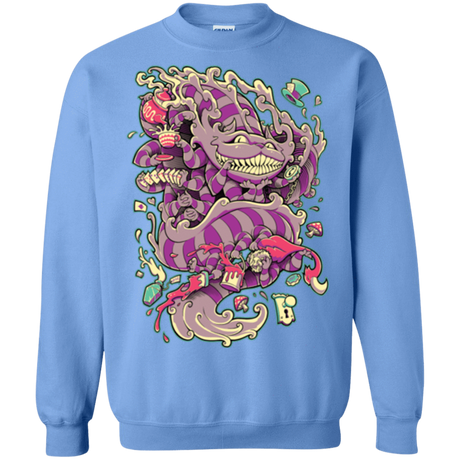 Sweatshirts Carolina Blue / Small Cheshire Dragon Crewneck Sweatshirt