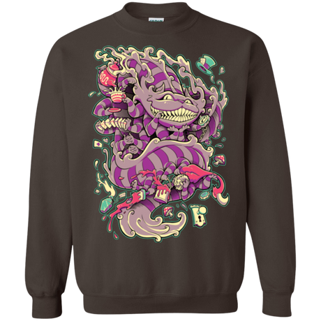 Sweatshirts Dark Chocolate / Small Cheshire Dragon Crewneck Sweatshirt