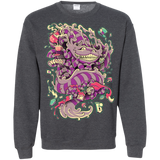 Sweatshirts Dark Heather / Small Cheshire Dragon Crewneck Sweatshirt