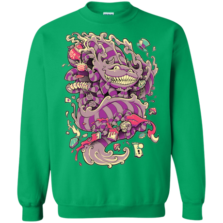 Sweatshirts Irish Green / Small Cheshire Dragon Crewneck Sweatshirt