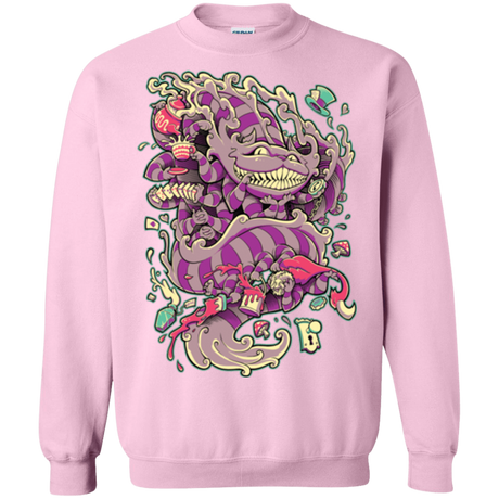 Sweatshirts Light Pink / Small Cheshire Dragon Crewneck Sweatshirt