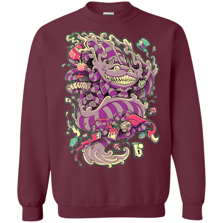 Sweatshirts Maroon / Small Cheshire Dragon Crewneck Sweatshirt