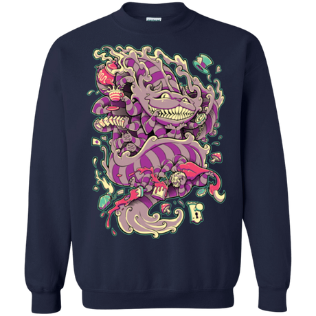 Sweatshirts Navy / Small Cheshire Dragon Crewneck Sweatshirt