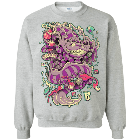 Sweatshirts Sport Grey / Small Cheshire Dragon Crewneck Sweatshirt