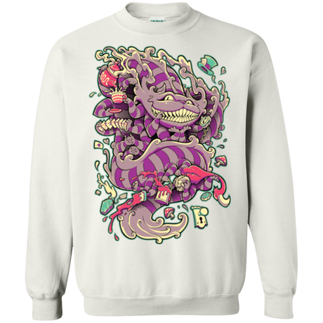 Sweatshirts White / Small Cheshire Dragon Crewneck Sweatshirt