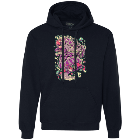 Sweatshirts Navy / Small Cheshire Dragon Premium Fleece Hoodie