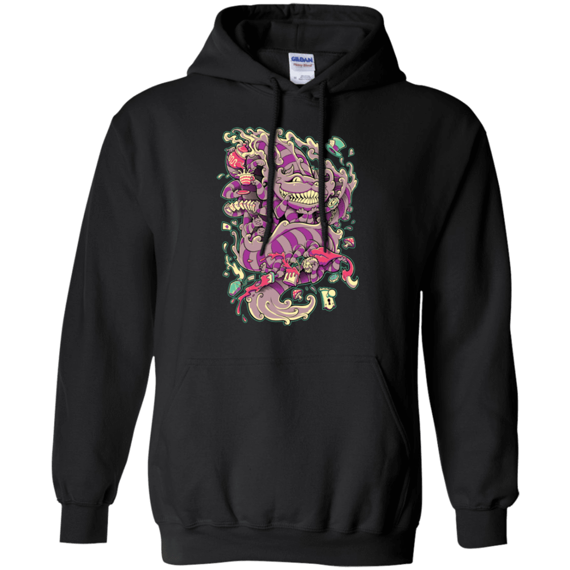 Sweatshirts Black / Small Cheshire Dragon Pullover Hoodie