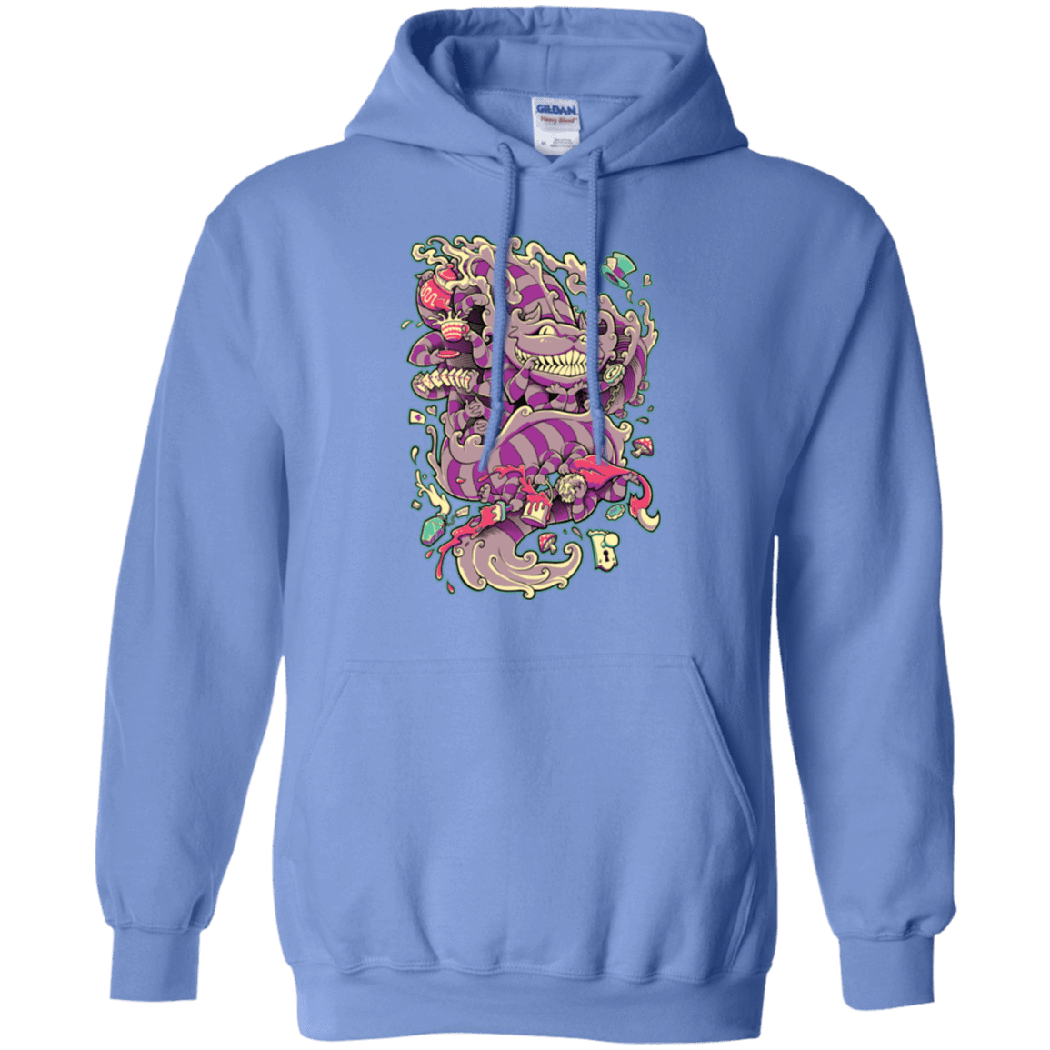 Sweatshirts Carolina Blue / Small Cheshire Dragon Pullover Hoodie