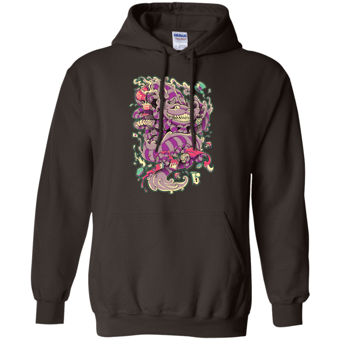 Sweatshirts Dark Chocolate / Small Cheshire Dragon Pullover Hoodie