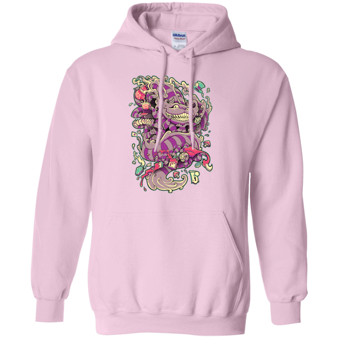 Sweatshirts Light Pink / Small Cheshire Dragon Pullover Hoodie