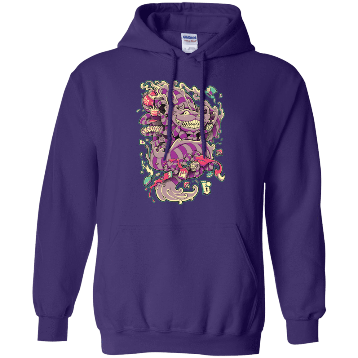 Sweatshirts Purple / Small Cheshire Dragon Pullover Hoodie