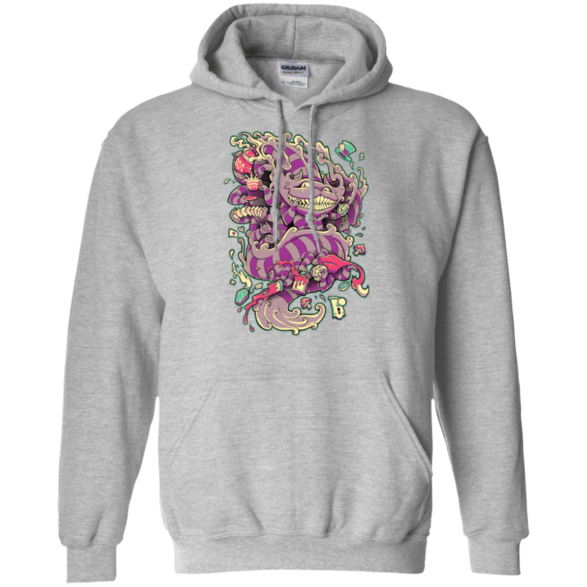 Sweatshirts Sport Grey / Small Cheshire Dragon Pullover Hoodie