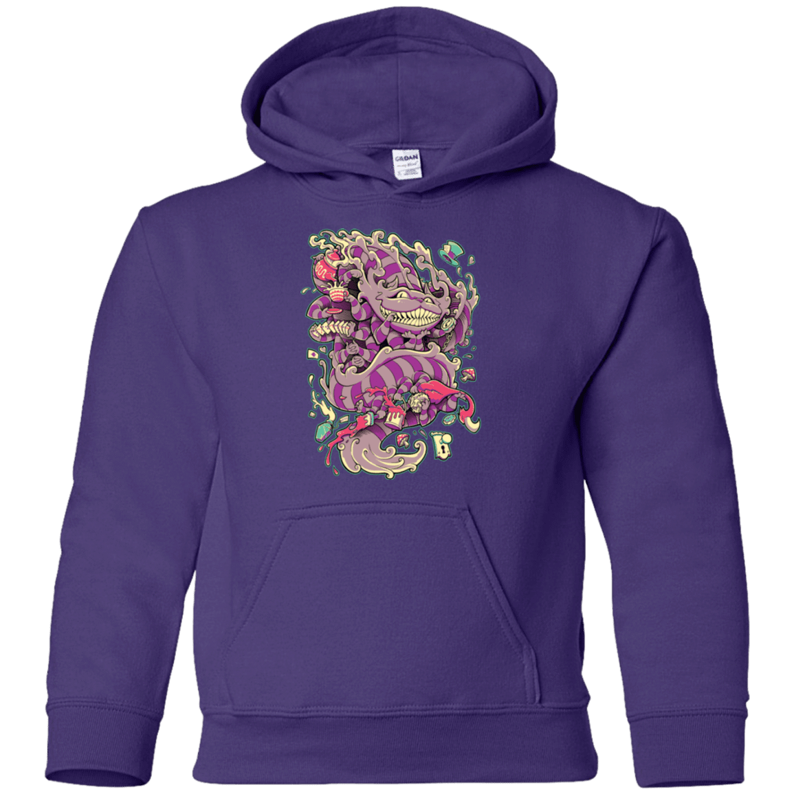 Sweatshirts Purple / YS Cheshire Dragon Youth Hoodie